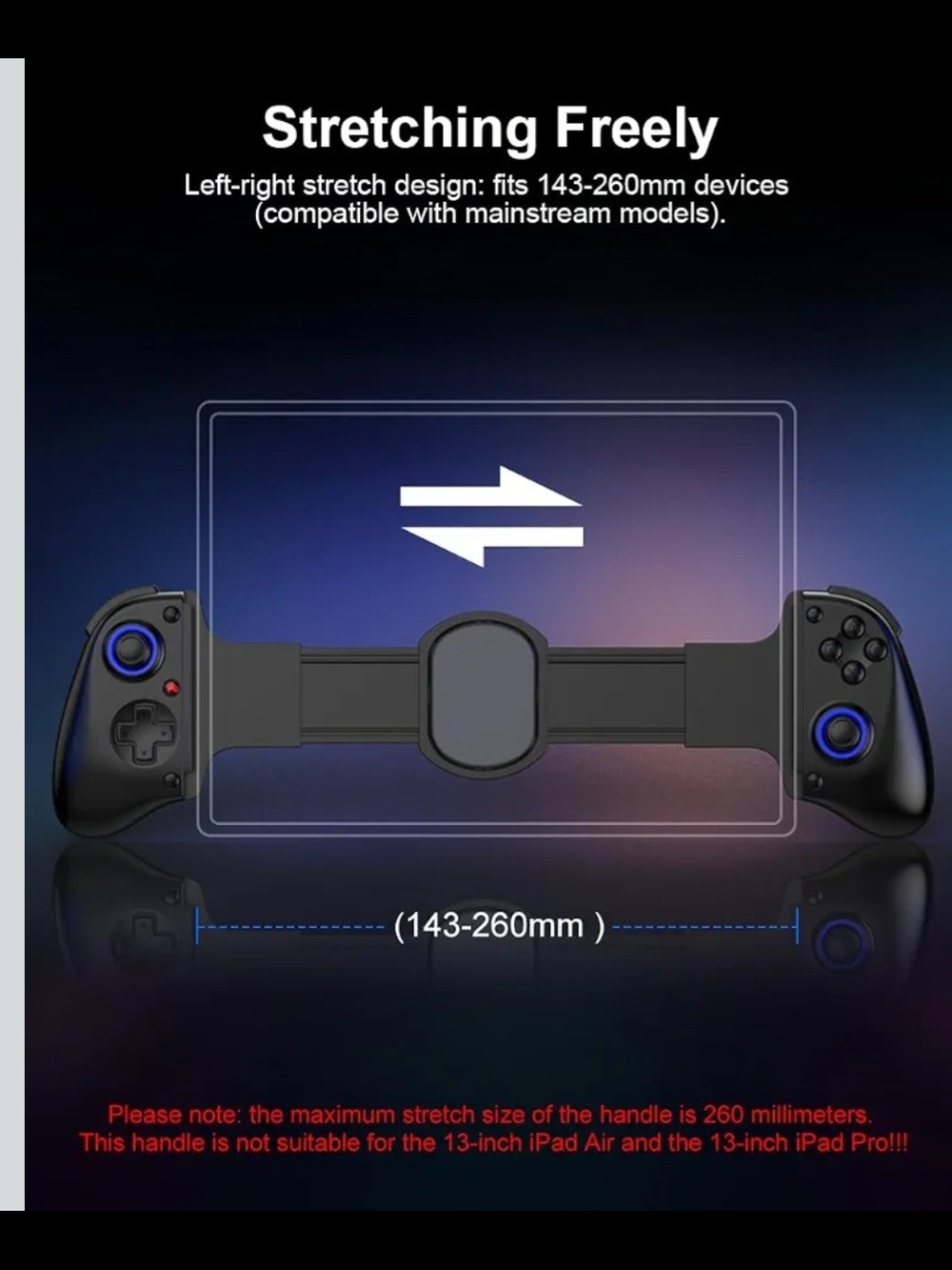 Bluetooth Mobile Game Controller for Nintendo Switch 2 & iOS & Android & Tablets - Picture 9 of 9